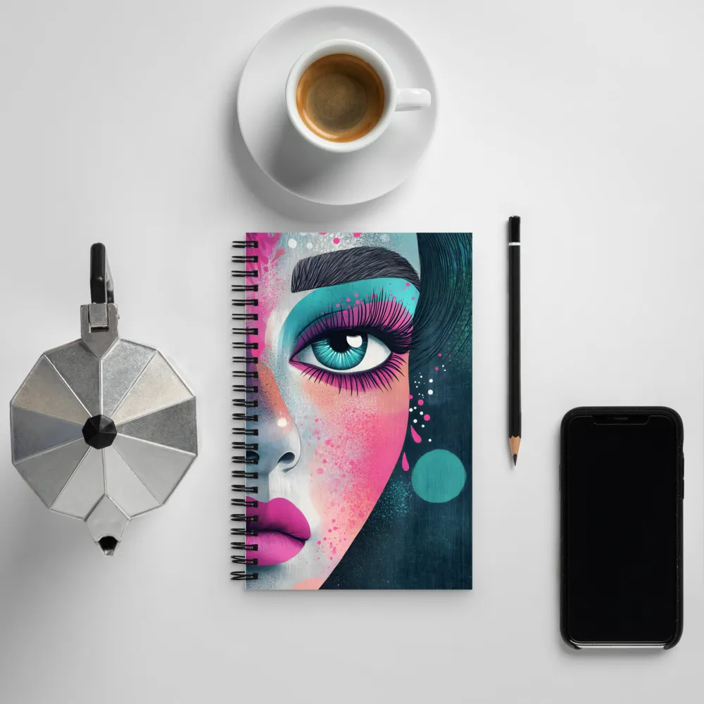 Vibrant Gaze | Spiral Notebook