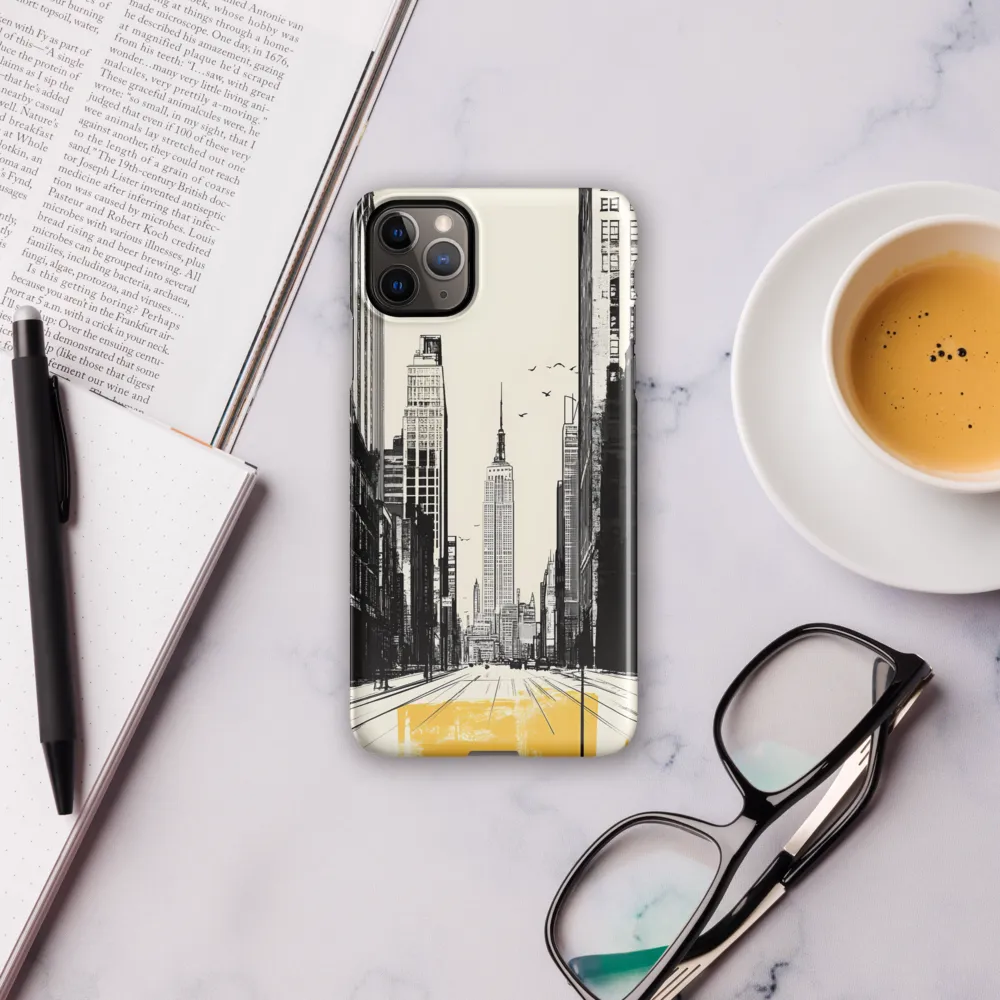 Urban Serenity: Empire State Reflection | Phone Case |  11 Pro Max | Snap Case | Glossy