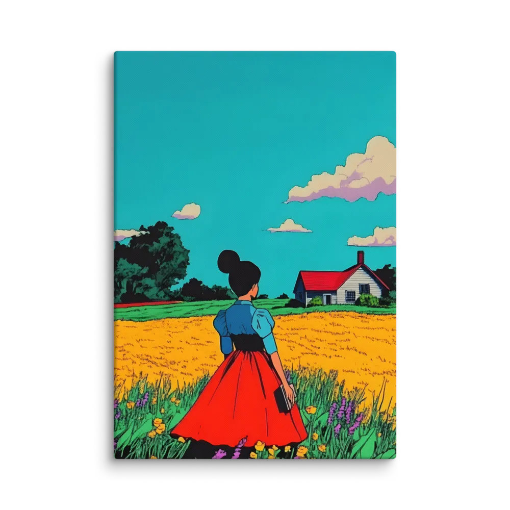 Whispers of a Sunlit Meadow | Canvas | 18″×26″