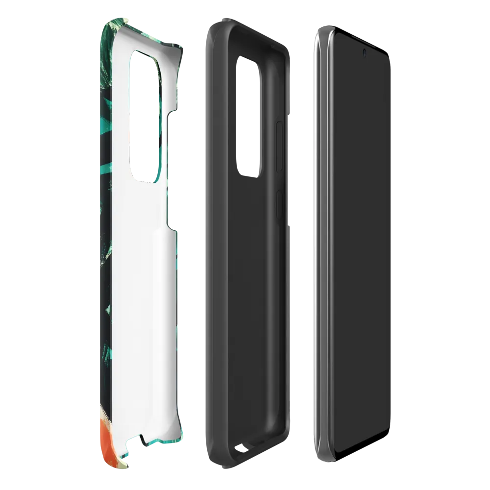 Curious Giraffe in Lush Greenery | Phone Case |  S20 Ultra | Tough Case | Matte