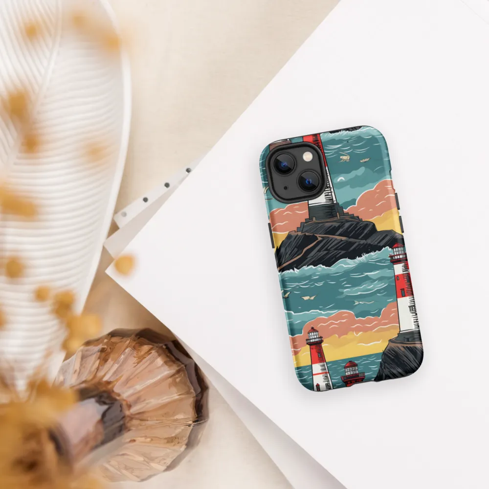 Lighthouses in a Whimsical Ocean