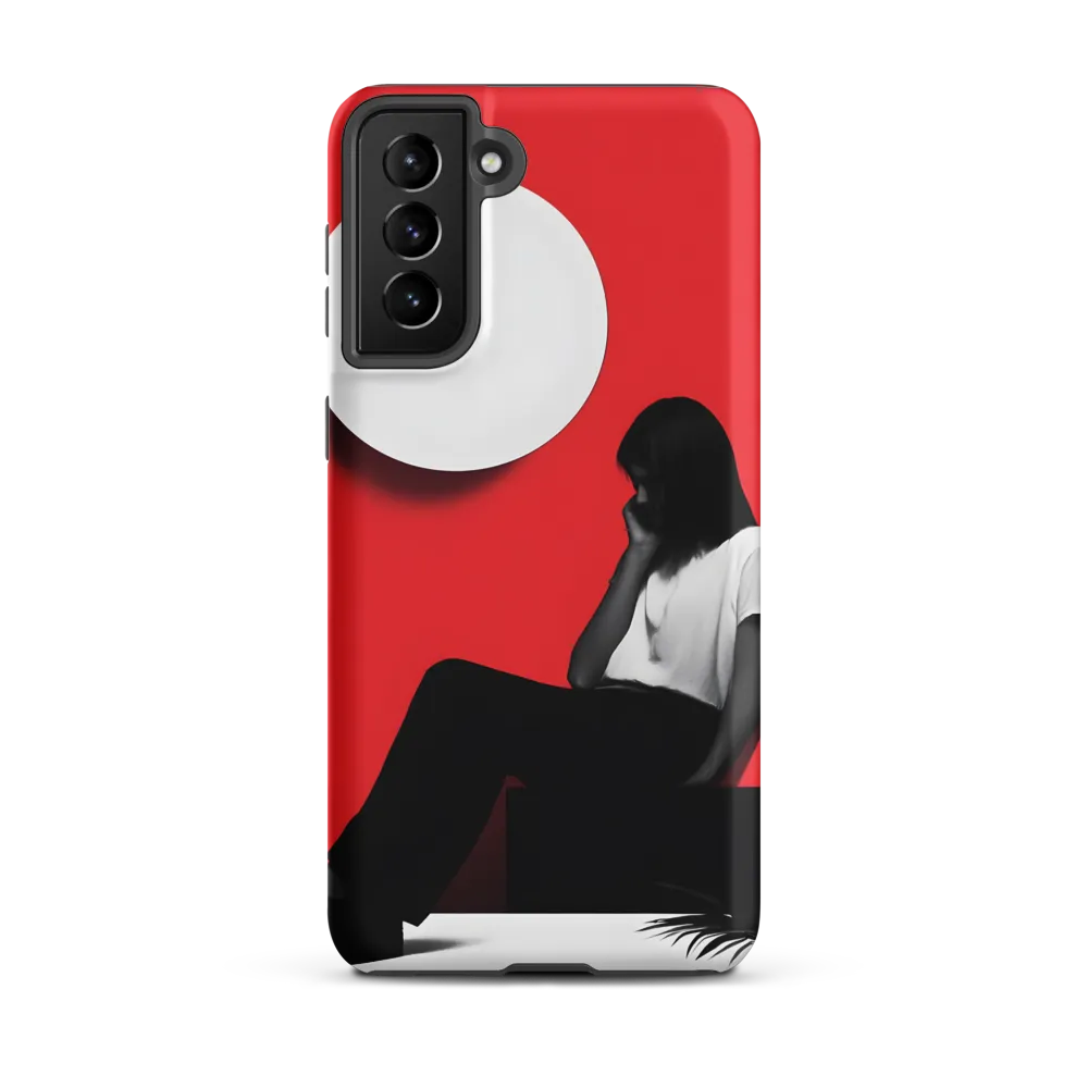 Contemplation in Red