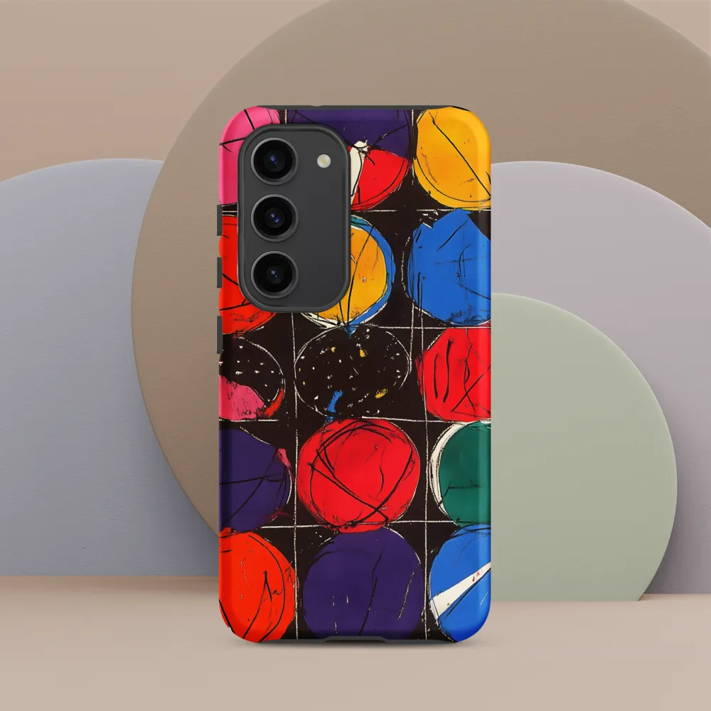 Colorful Circles in Abstract Harmony