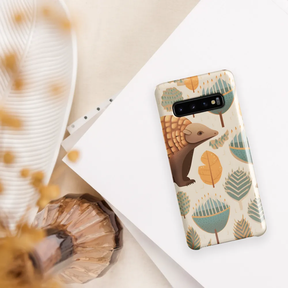 Pangolins in a Whimsical Habitat