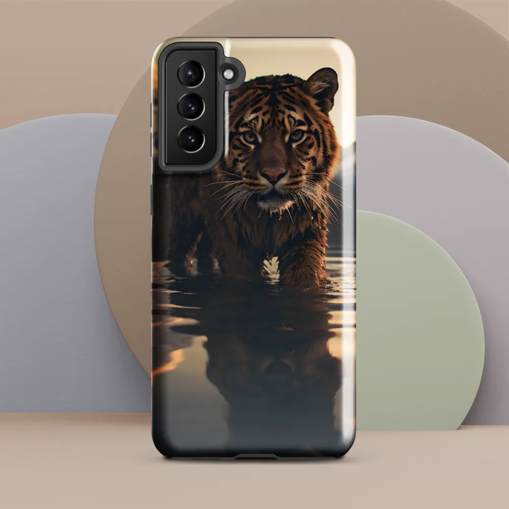 Majestic Reflection: The Tiger's Domain