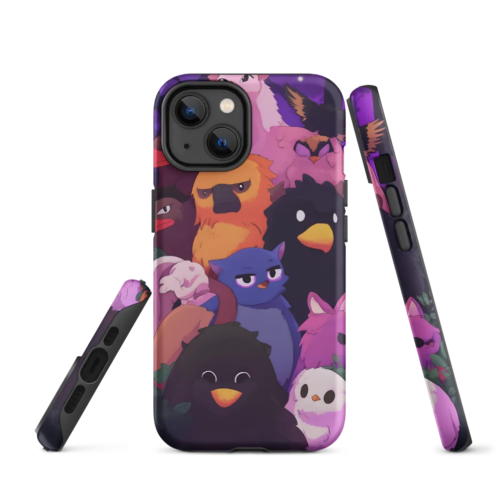 Whimsical Avian Gathering