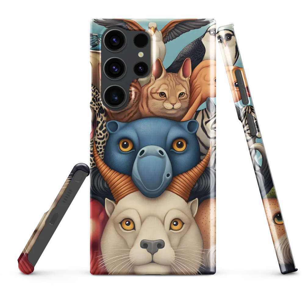 Harmonious Echoes of Wildlife | Phone Case |  S23 Ultra | Snap Case | Glossy