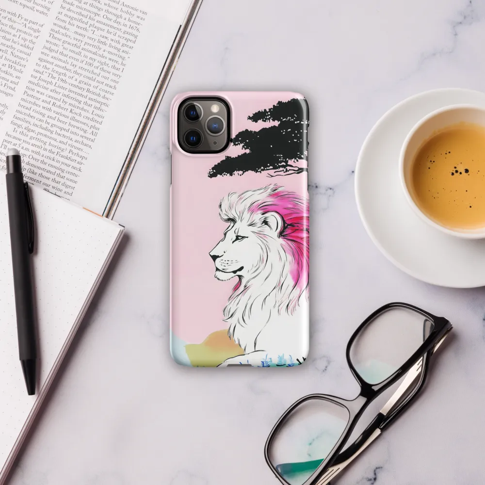 Serene Majesty: A Lion's Profile | Phone Case |  11 Pro Max | Snap Case | Glossy