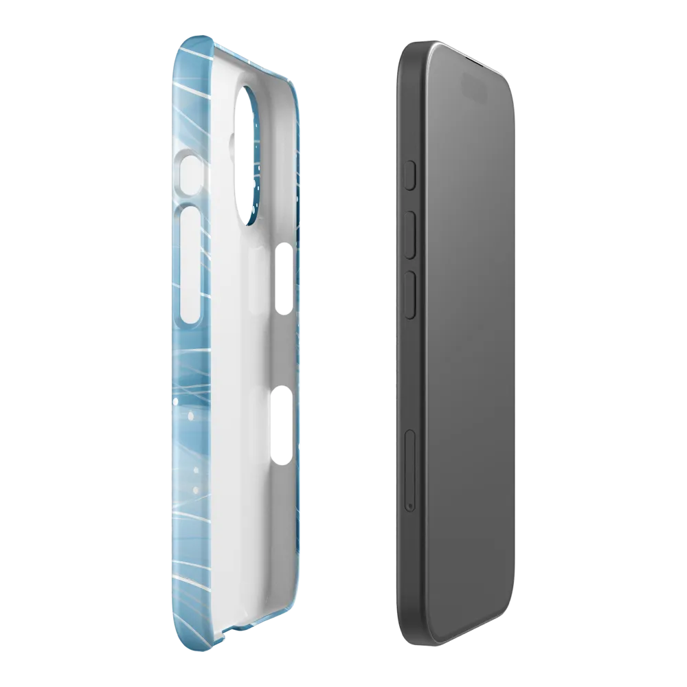 Ethereal Ocean Waves | Phone Case |  16 | Snap Case | Glossy