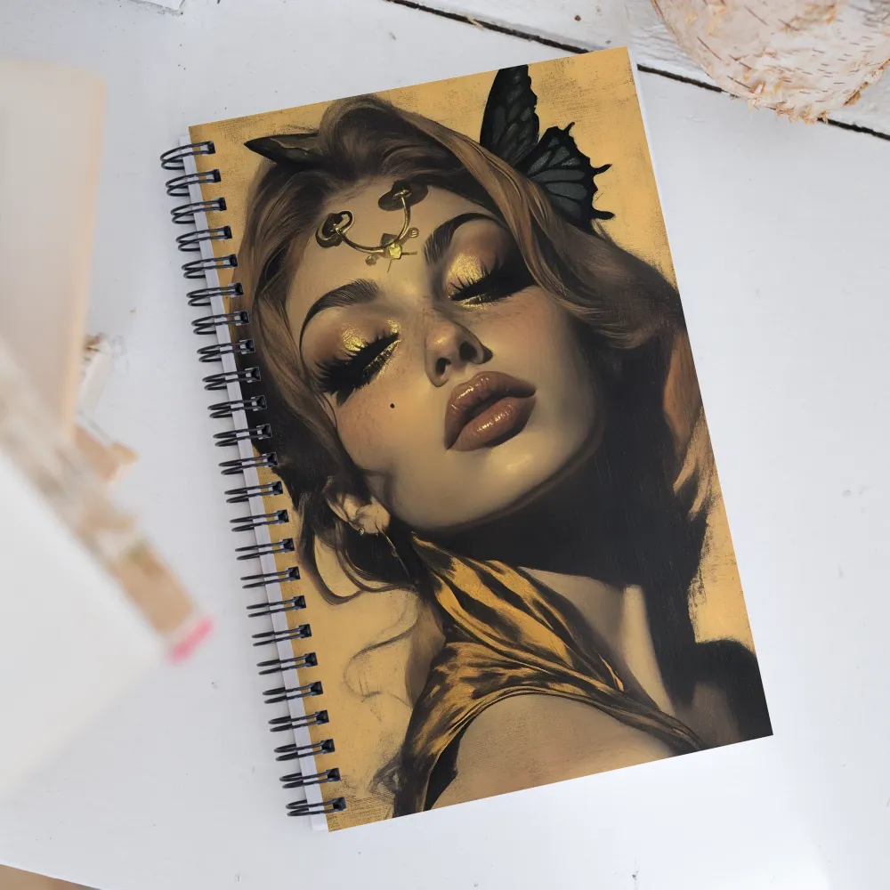 Enigmatic Beauty | Spiral Notebook