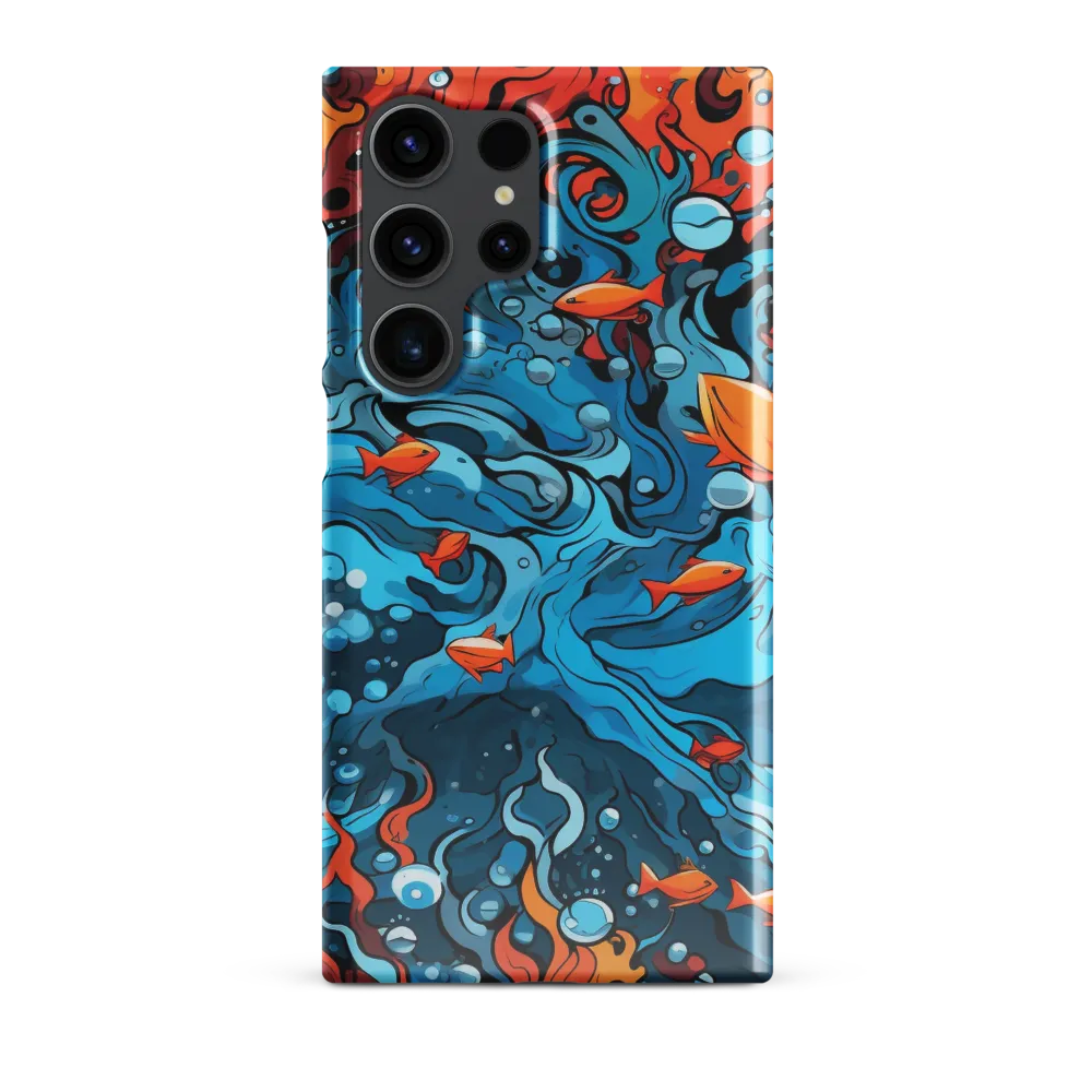 Fluid Harmony: Ocean and Flames