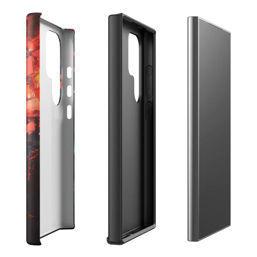 Fragmented Mind: The Silent Struggle | Phone Case |  S24 Ultra | Tough Case | Matte