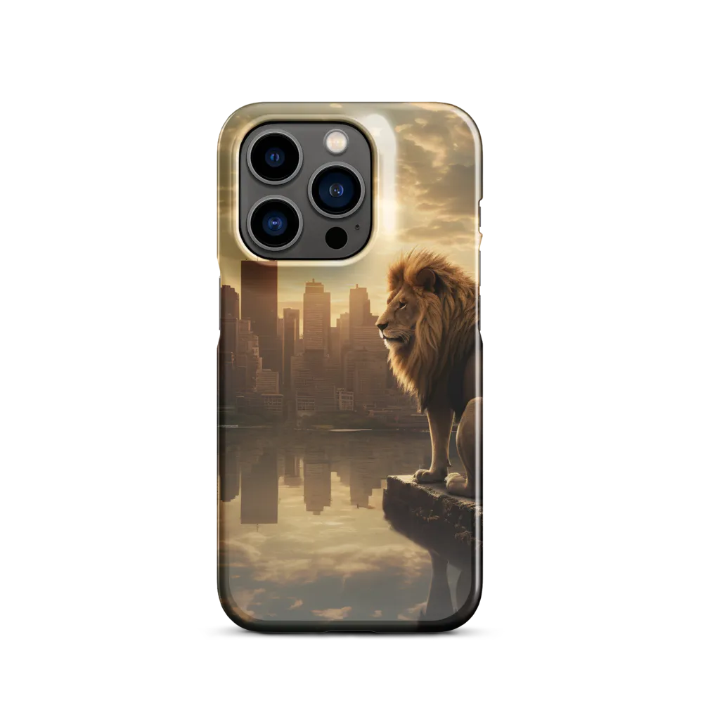 The Lion's Gaze Over the Urban Symphony