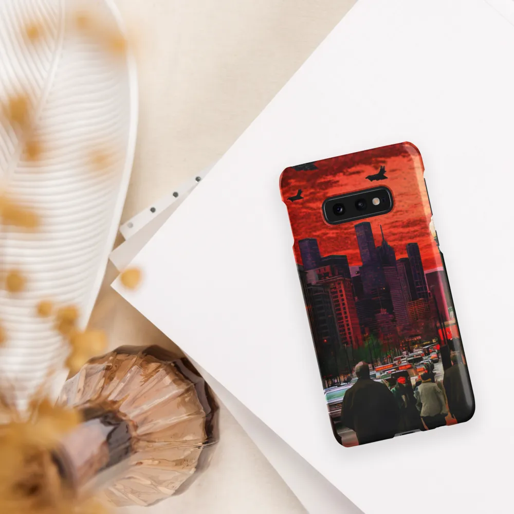 Urban Reverie: Stratospheric Shadows | Phone Case |  S10e | Snap Case | Matte