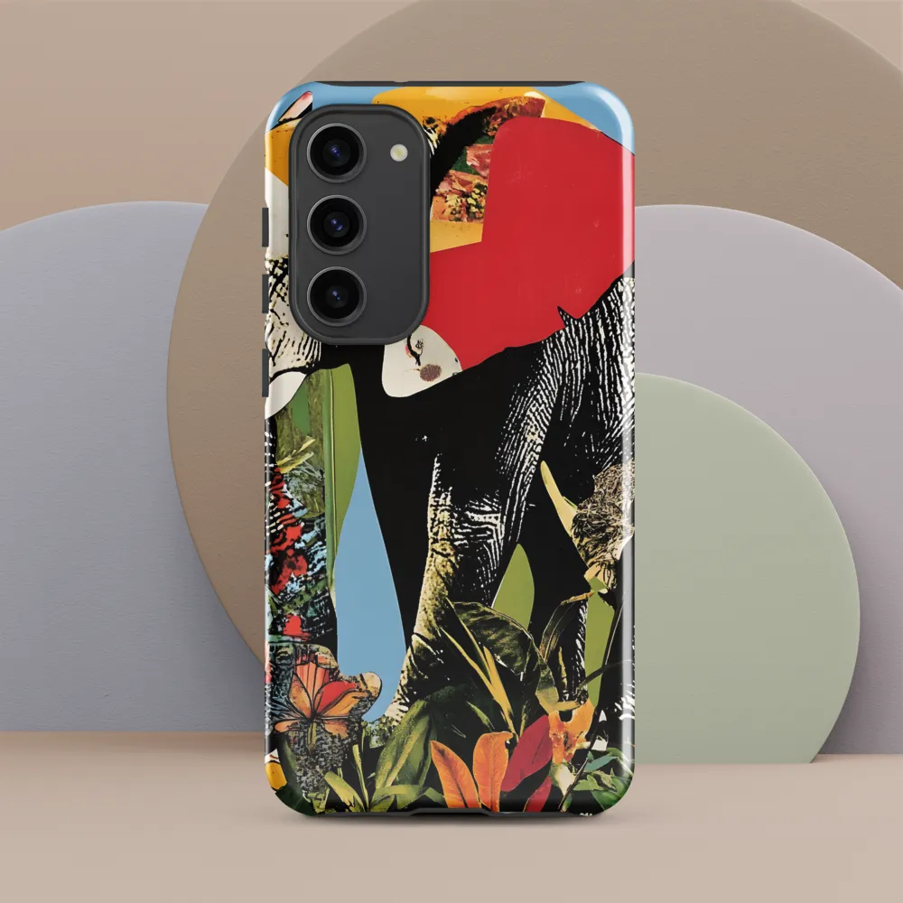 Harmony of Nature: The Elephant's Embrace | Phone Case |  S23 Plus | Tough Case | Glossy