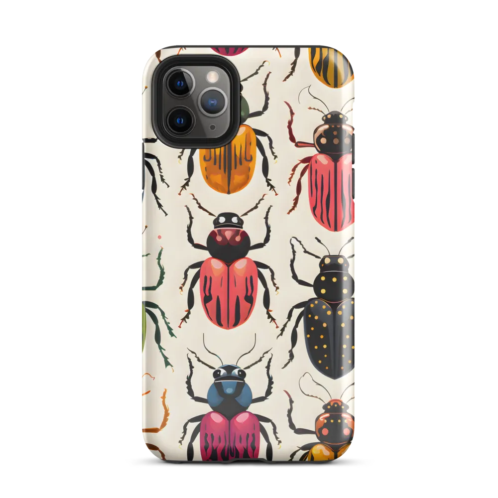 Beetle Mosaic: A Colorful Exploration of Insects | Phone Case |  11 Pro Max | Tough Case | Glossy