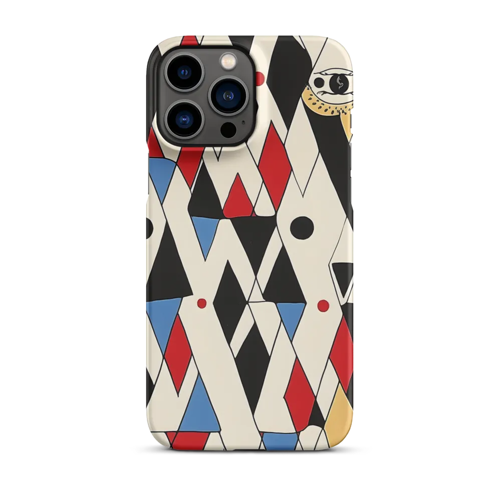 Dynamic Geometric Symphony | Phone Case |  13 Pro Max | Snap Case | Matte