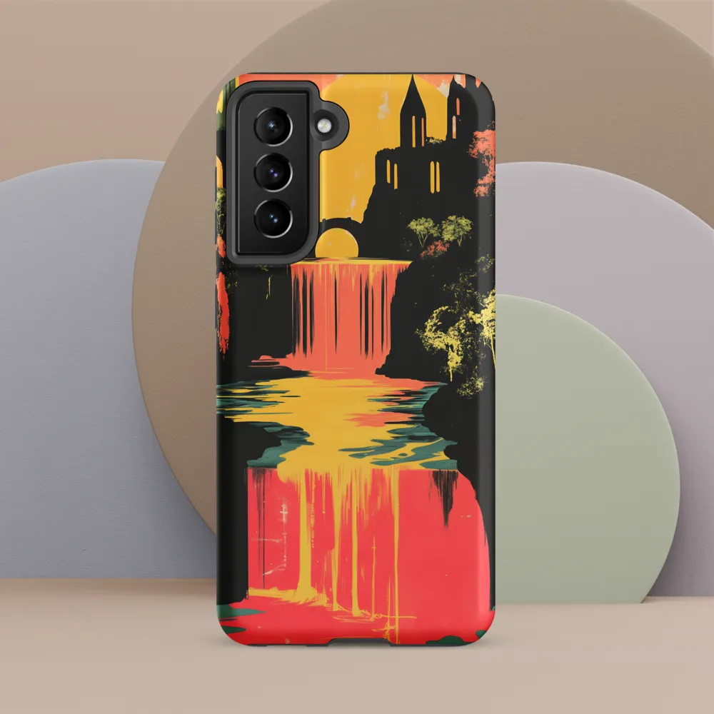 Elysian Echoes: A Surreal Reflections | Phone Case |  S21 FE | Tough Case | Matte
