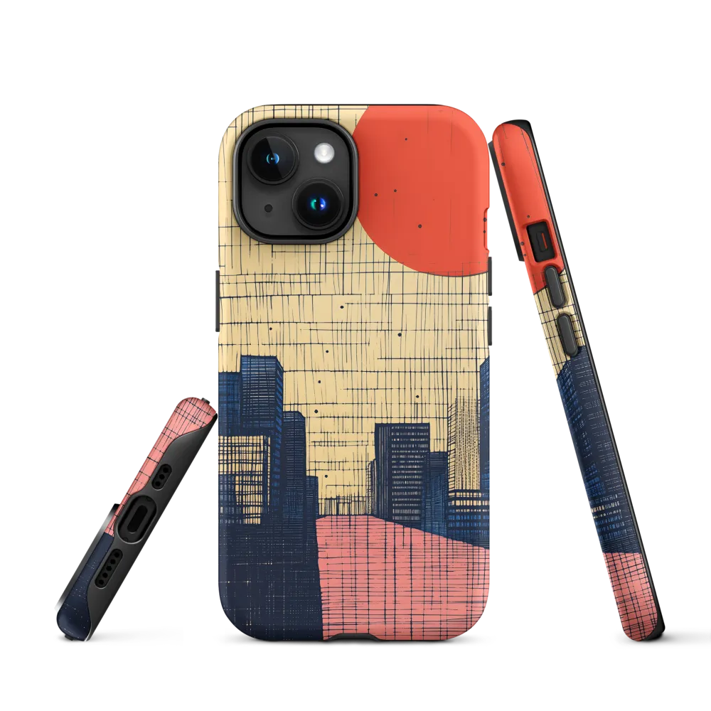 Urban Echoes: A Minimalist Cityscape