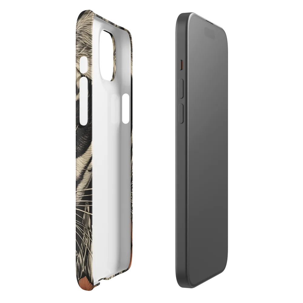 Feline Majesty: The Human-Leopard Connection | Phone Case |  15 Plus | Snap Case | Matte