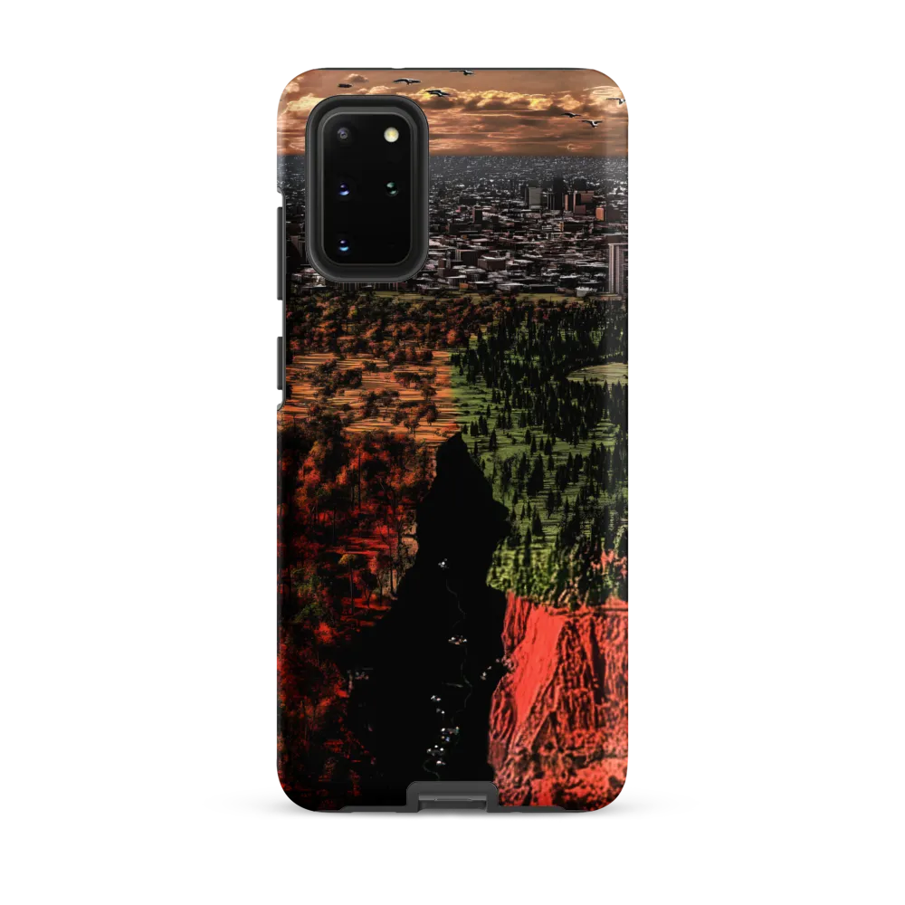 Harmony and Dissonance: A Landscape of Contrasts | Phone Case |  S20 Plus | Tough Case | Matte