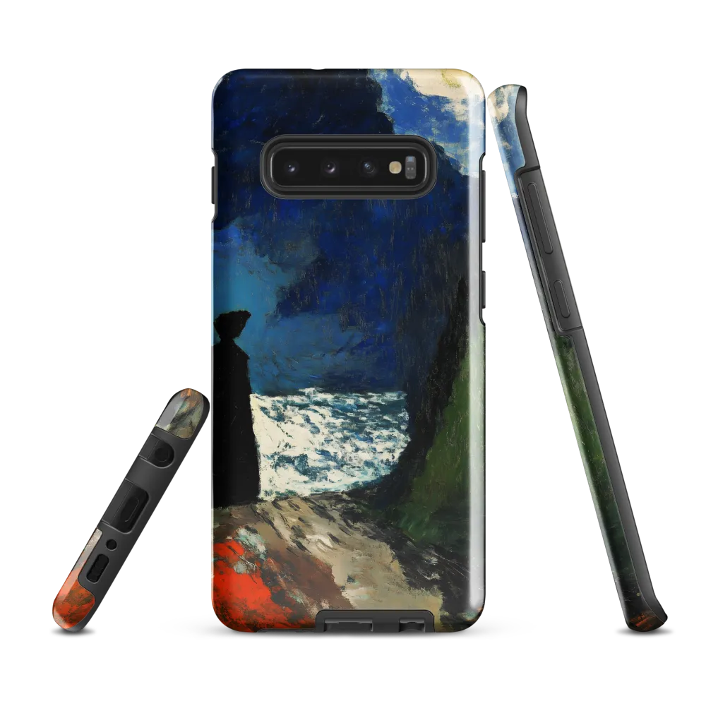 Solitary Reflection by the Sea | Phone Case |  S10 Plus | Tough Case | Glossy