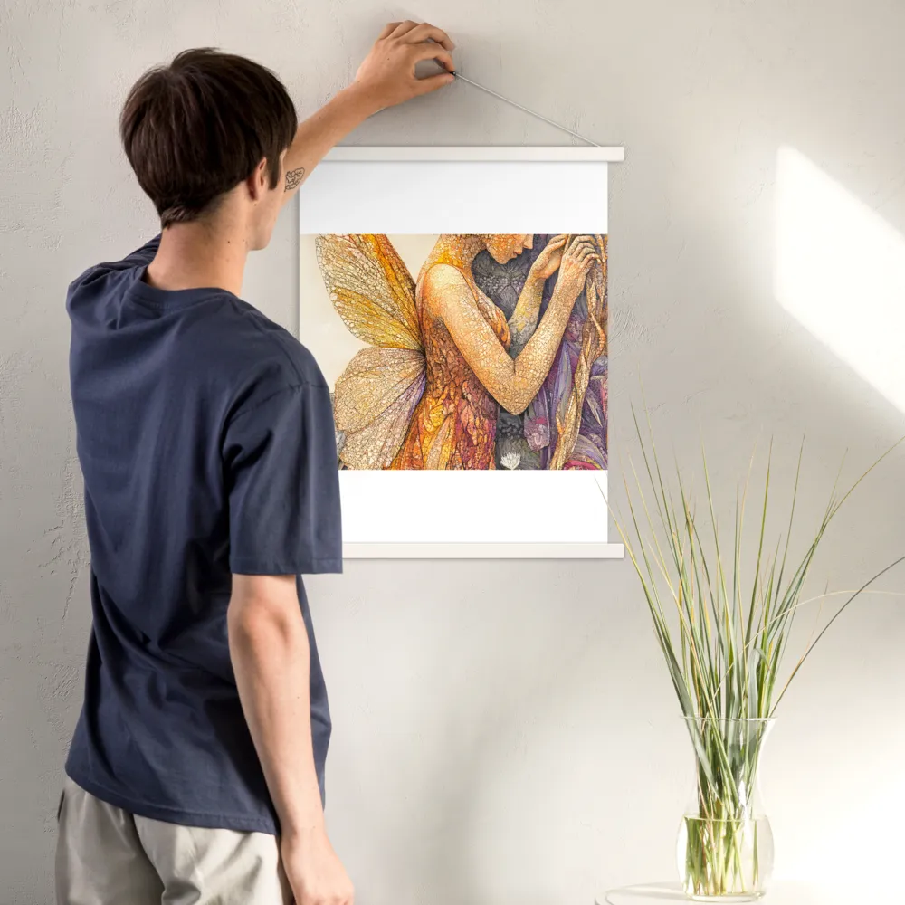 Whispers of the Frosted Meadow | Poster With White Wood Hanger | 18″×24″