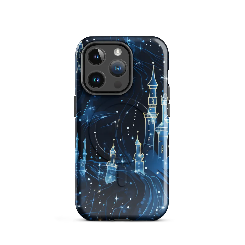 Dreamy Castles in a Starry Sky | Phone Case |  14 Pro | MagSafe® Tough Case | Glossy