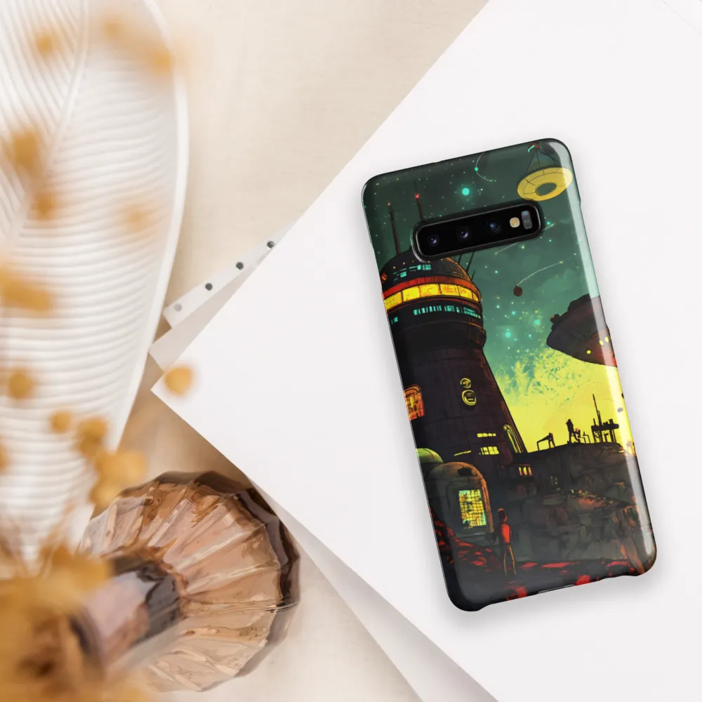 Futuristic Horizons: A Glimpse into Tomorrow | Phone Case |  S10 Plus | Snap Case | Glossy