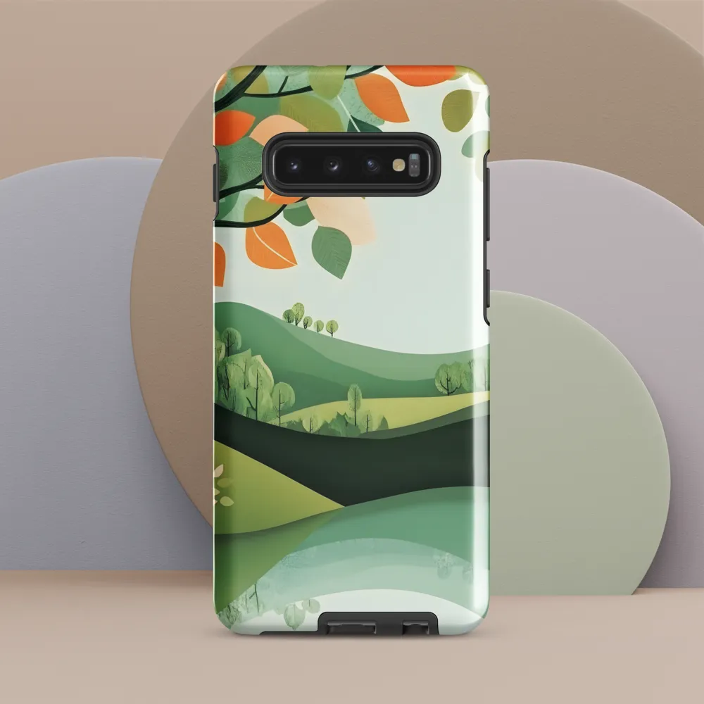 Autumn's Reflection | Phone Case |  S10 Plus | Tough Case | Glossy