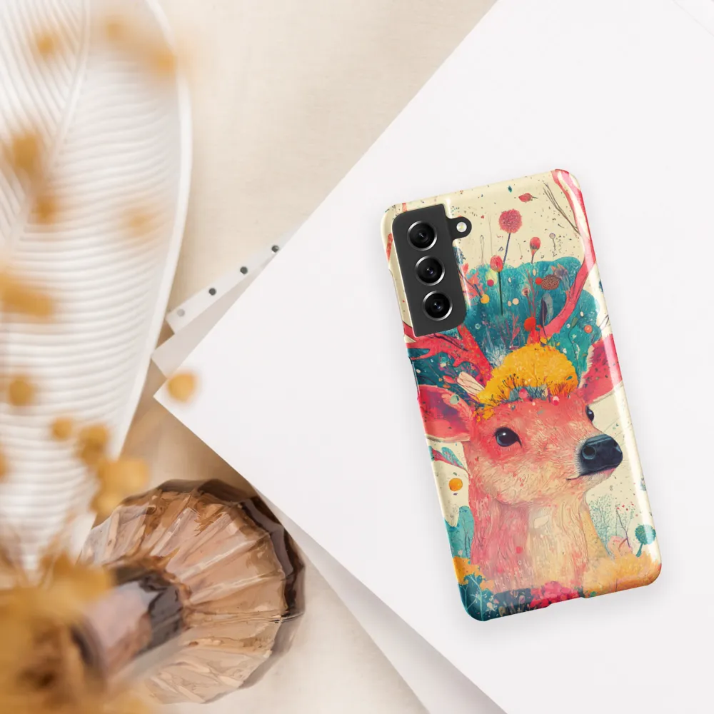 Whimsical Harmony: A Deer in Bloom