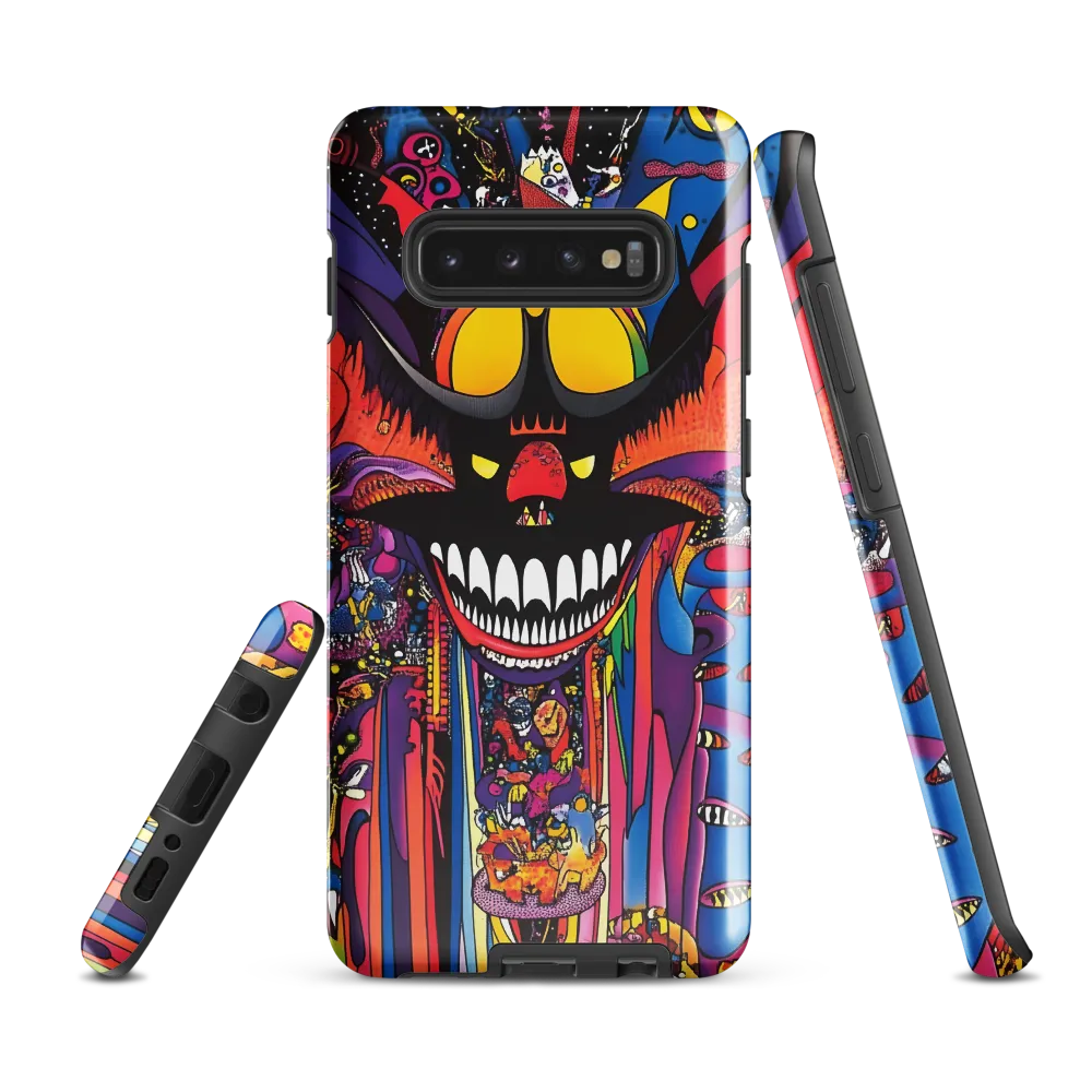 Whimsical Chaos: A Psychedelic Journey | Phone Case |  S10 Plus | Tough Case | Glossy