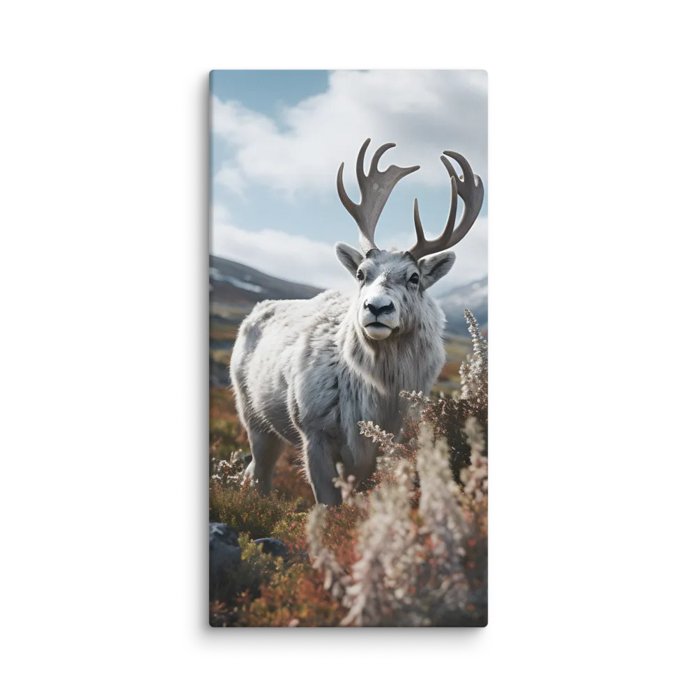 Majestic Harmony: The Reindeer in Nature | Canvas | 16″×32″