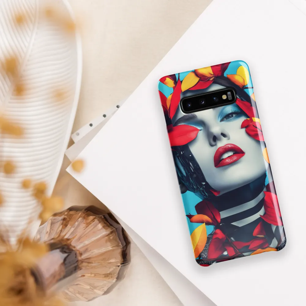 Futuristic Fusion: Nature Meets Technology | Phone Case |  S10 Plus | Snap Case | Glossy