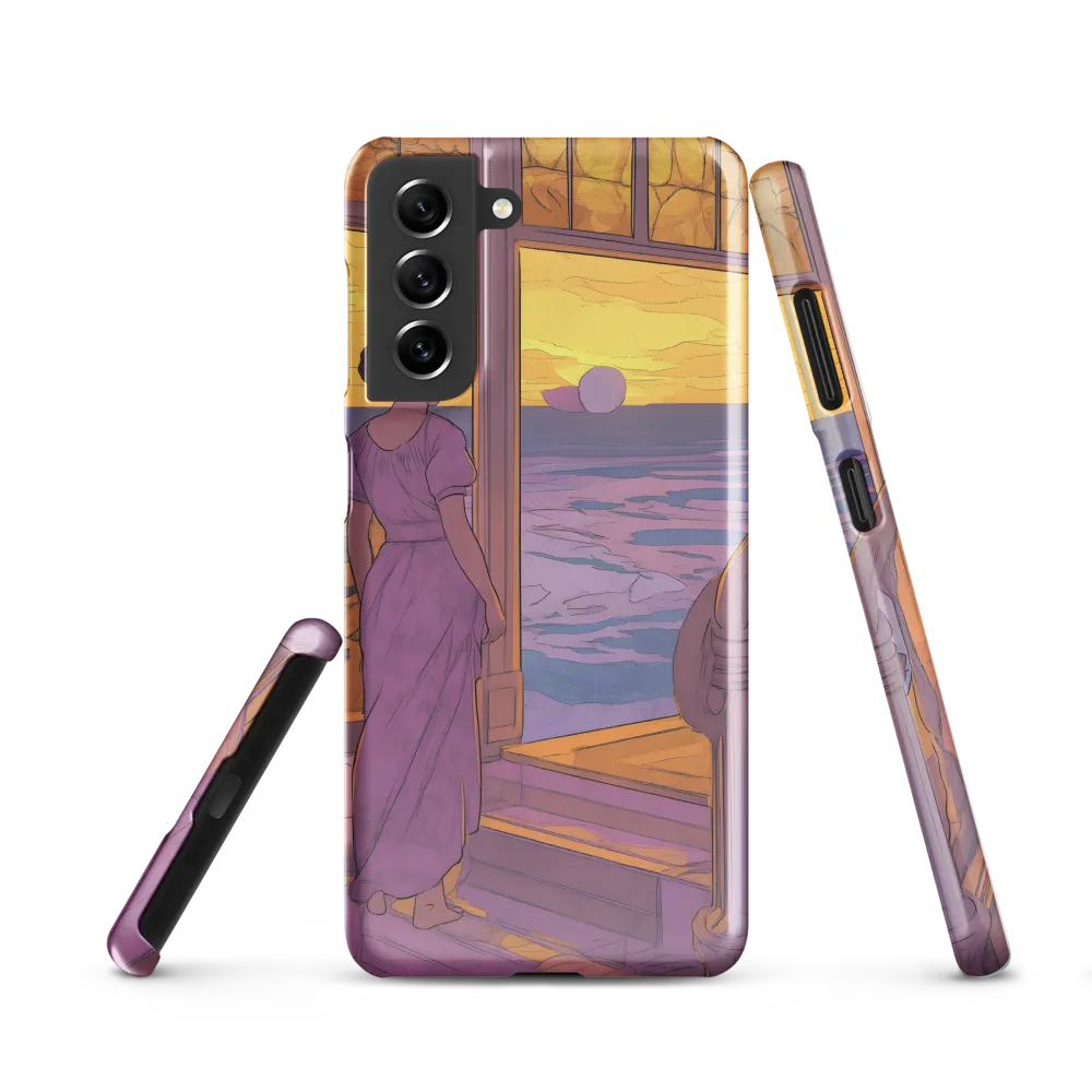 Whispers of the Sunset | Phone Case |  S21 | Snap Case | Glossy