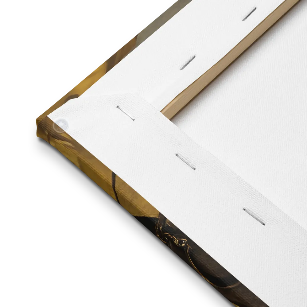 Veiled Confidence | Thin Canvas | 16″×16″