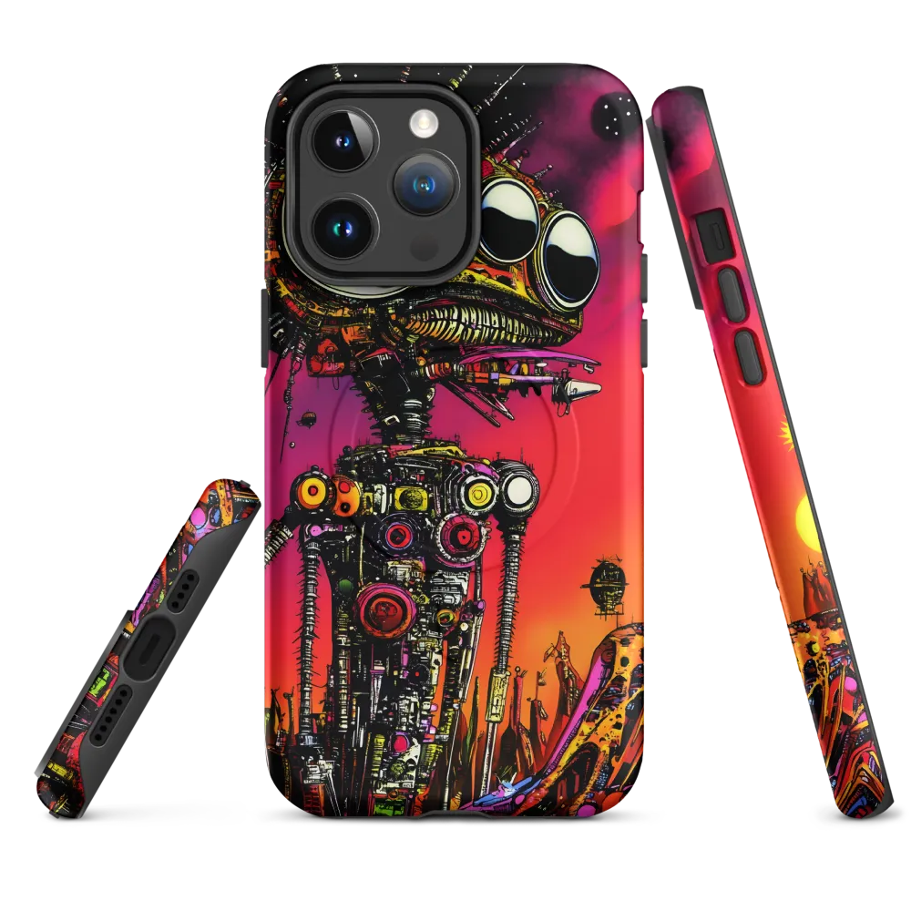 Futuristic Sentinel | Phone Case |  14 Pro Max | MagSafe® Tough Case | Matte