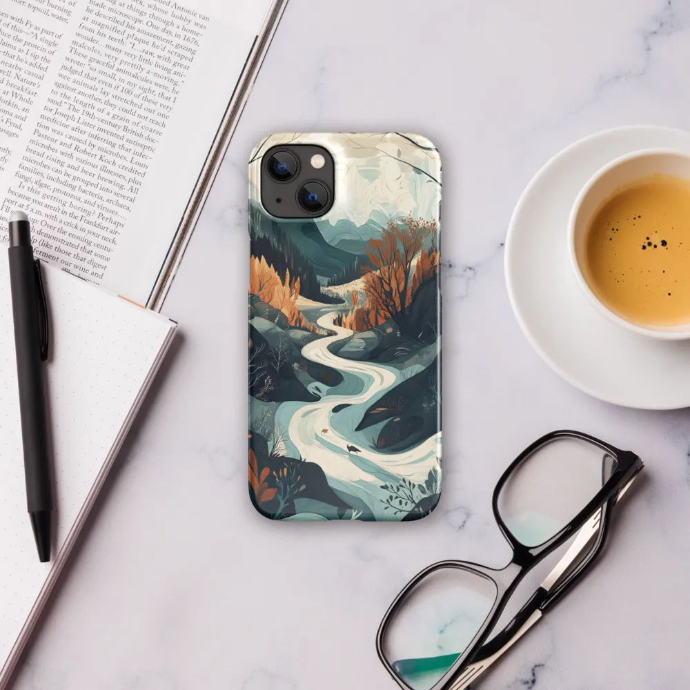 Winding Serenity: A Digital Landscape