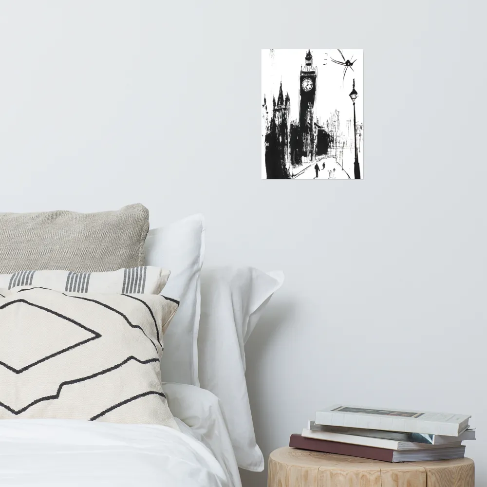 Clock Tower in Motion | Poster | 11″×14″