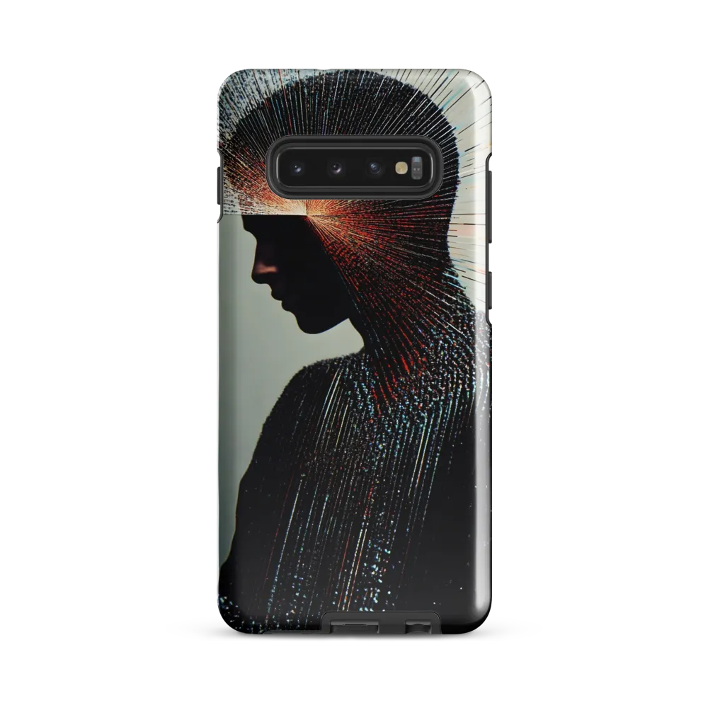 Radiant Reflection: An Abstract Journey of Thought | Phone Case |  S10 Plus | Tough Case | Glossy