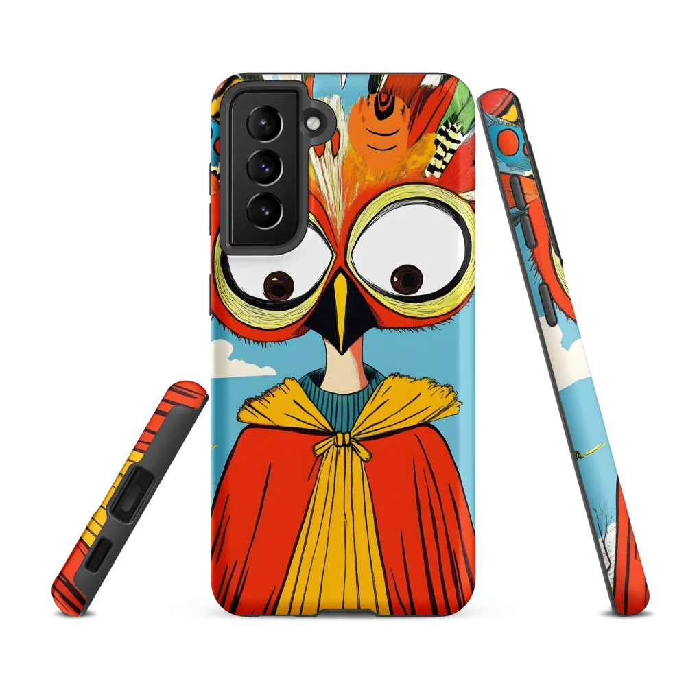A Whimsical Encounter: The Owl-Human Fusion