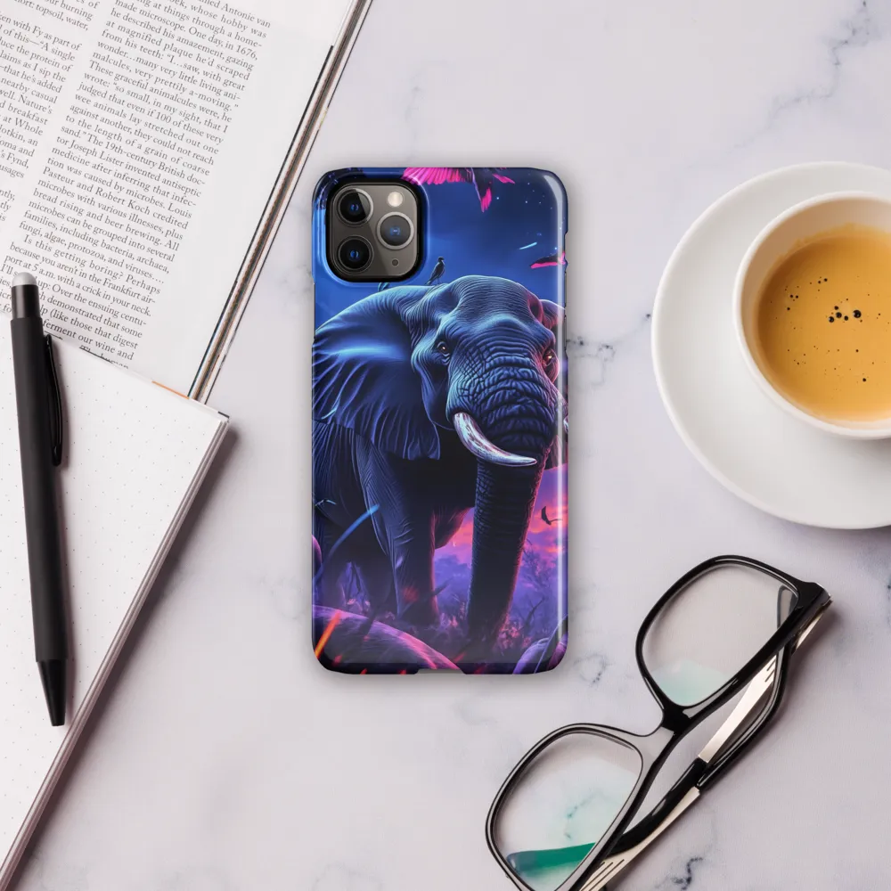 Ethereal Majesty: The Elephant of Twilight | Phone Case |  11 Pro Max | Snap Case | Glossy