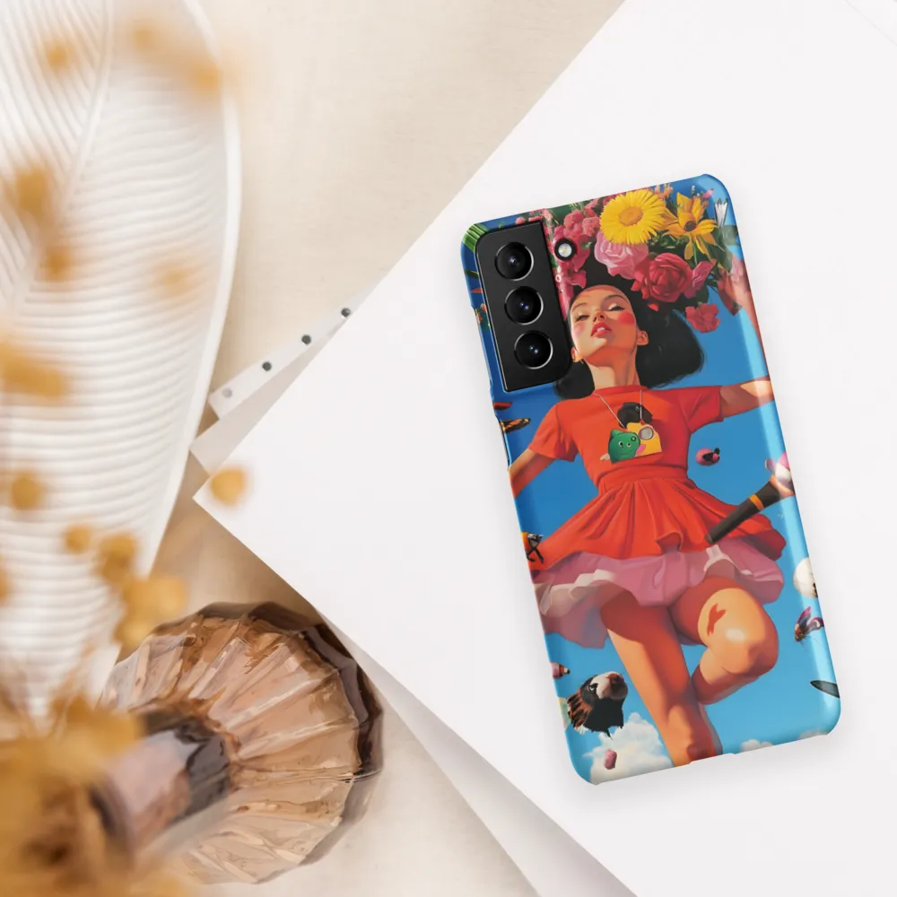 Joyful Whimsy | Phone Case |  S21 Plus | Snap Case | Matte