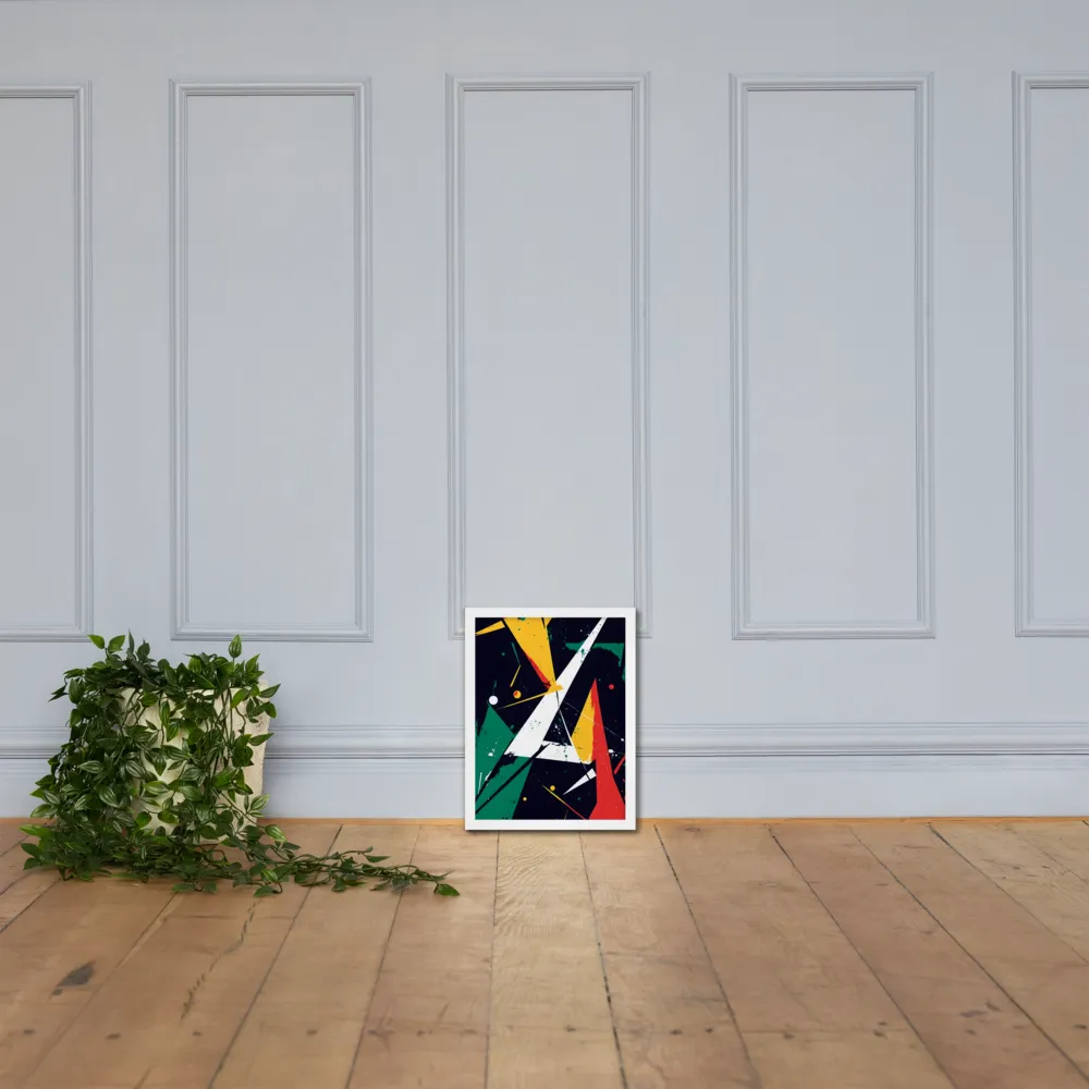 Dynamic Geometries | Poster with White Frame | 12″×16″