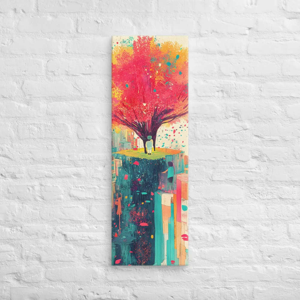 Whispers of Urban Dreams | Canvas | 12″×36″