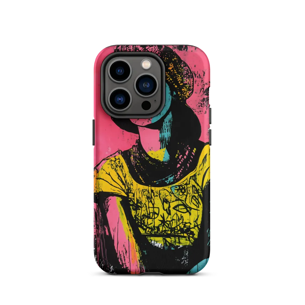 Urban Elegance: A Graffiti Portrait