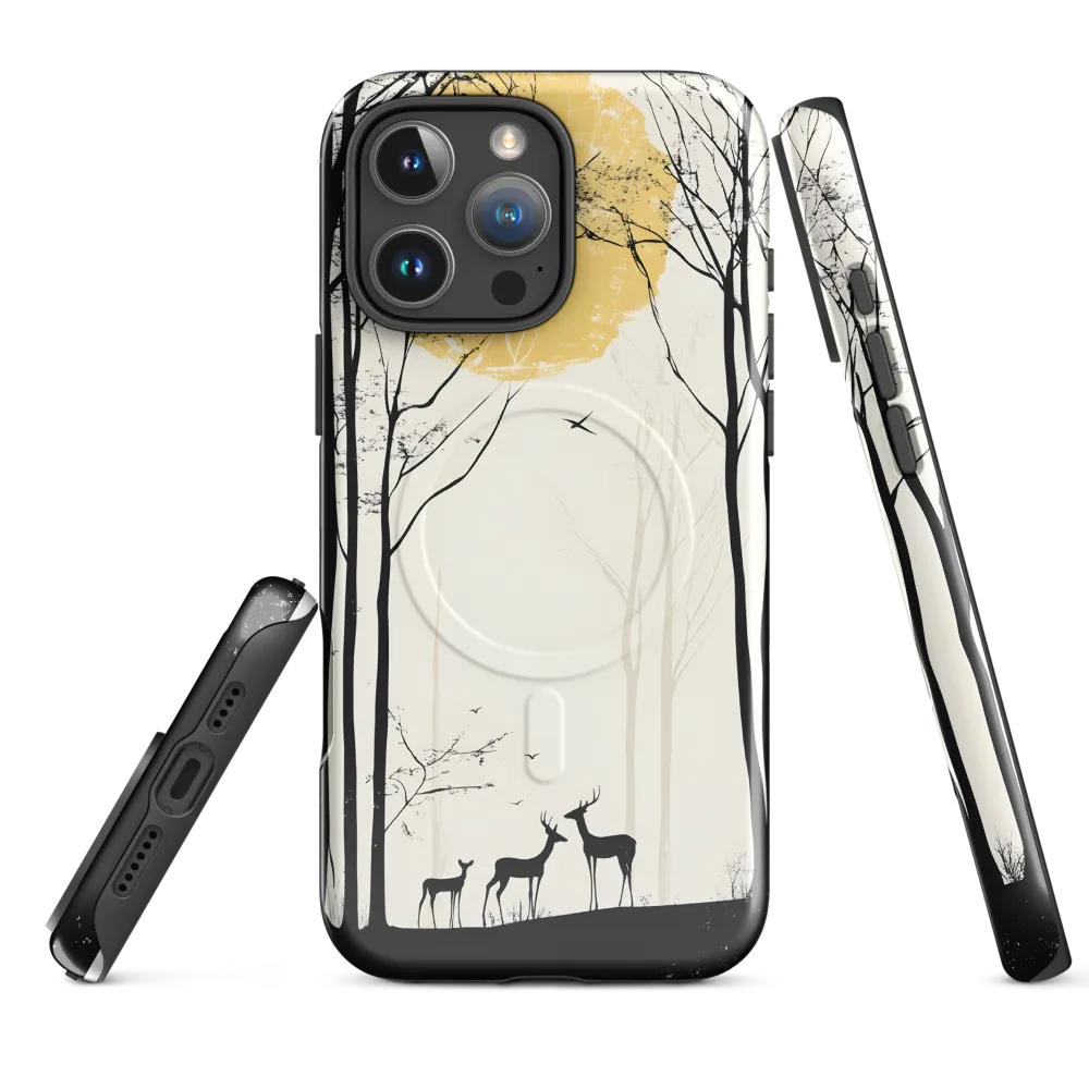 Silhouetted Serenity | Phone Case |  16 Pro Max | MagSafe® Tough Case | Glossy