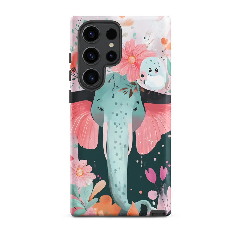 Whimsical Elephant in Bloom