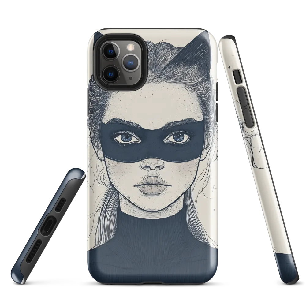 Whimsical Cat Girl | Phone Case |  11 Pro Max | Tough Case | Glossy