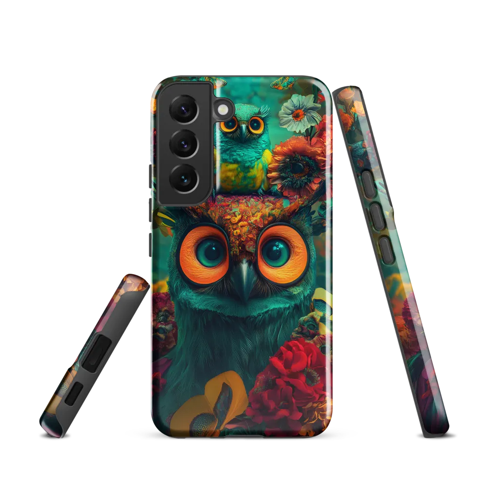 Majestic Harmony: The Floral Owl